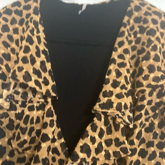 Free People Leopard Print Frenchie Mini
Wrap Dress Size Small - Picture 3 of 10